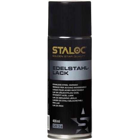 STALOC Edelstahl-Lack  für Ausbesserungen auf Edelstahl-Oberflächen  400 ml