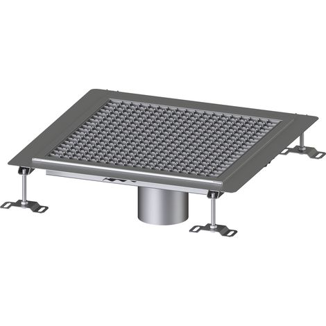 Bac de sol Ferrofix avec rebord adhésif, H : 6 mm, 500 x 500 mm