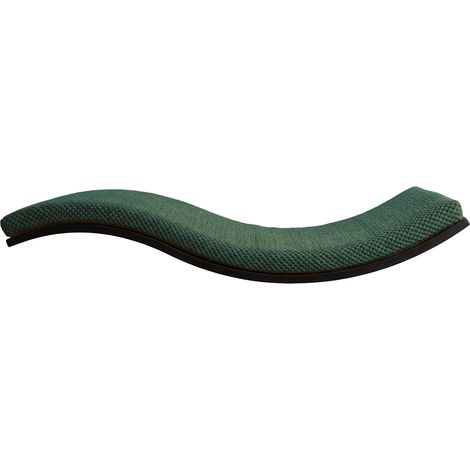 Estantería de madera para gatos Wave de 95 cm, color verde botella. (1/5)