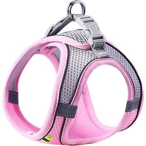 Ha harness, reflektierende Nähte, bequem und ausbruchsicher, XS(alt), Rosa-a (1/2)