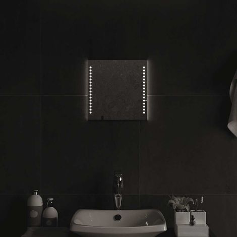 Miroir de salle de bain à LED 30x30 cm vidaXL (1/5)