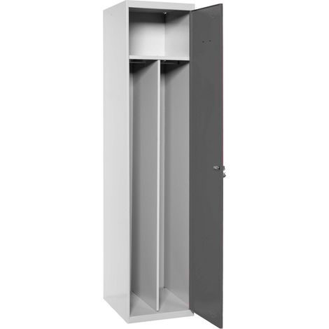 Simonrack Simonlocker Metallgarderobe in Grau und Weiß
