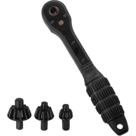 Irovami Clé mandrin perceuse – double tête, 15cm, 3 forets (1/5)