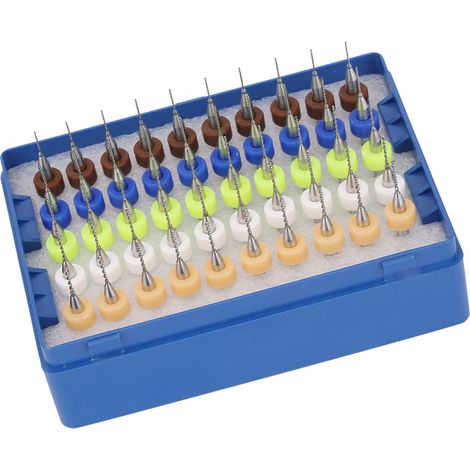 50 Hartmetallbohrer für Leiterplatten, kleine Gravierbohrer (1/5)