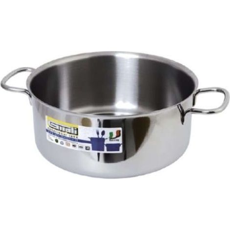 Casseruola in acciaio inox 2 manici