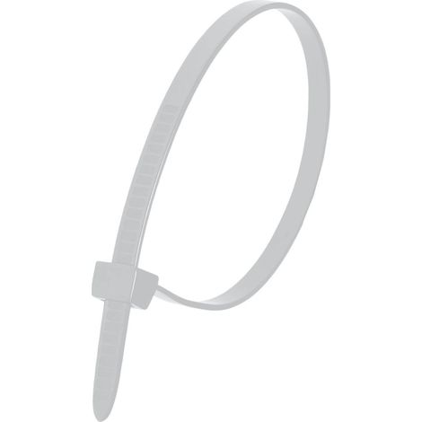 Fascette fermacavi in nylon DEDRA bianche 7,6x370mm - 25 pezzi