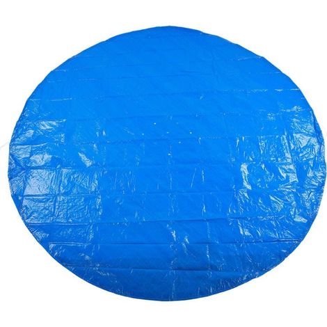 Bâche de protection ronde en polyéthylène pour piscine, imperméable et anti-poussière, diamètre 280 cm (1/4)