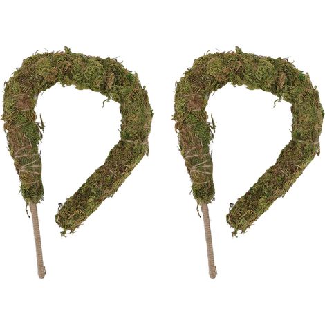 Tuteur à Mousse Flexible pour Plantes Grimpantes Intérieur - 2 Poteaux en Kit (1/5)