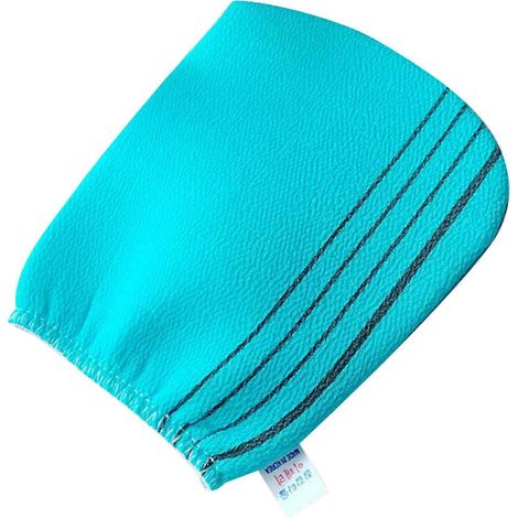 Serviette de bain double face ultra douce exfoliante, gant de toilette exfoliant pour le corps, serviette de bain démaquillante exfoliante.
