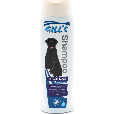 Croci Gill's - Shampoo Nuvola Nera, Ideale per Cani e Gatti dal Pelo Scuro, rivitalizzante, Profumo Delicato, 200ml (1/3)