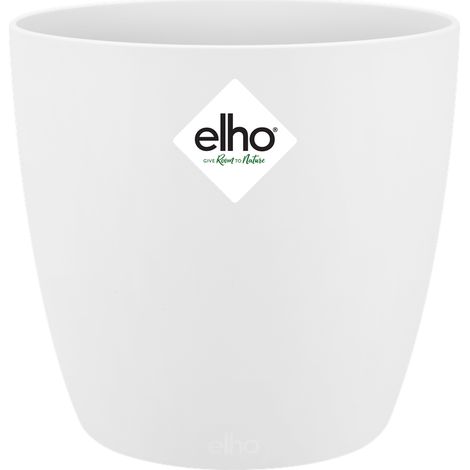 Elho Brussels Round Mini 10,5 White Vaso Rotondo (1/3)