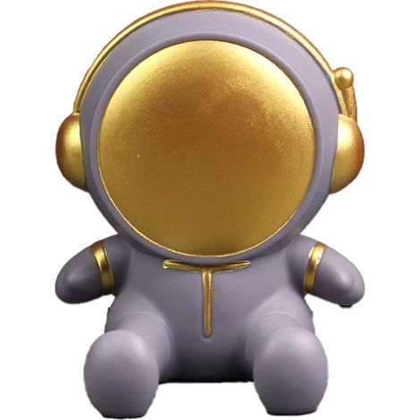 Support Telephone Portable - Astronaute Design - Compatible 4 À 7 9 Pouces - PVC Non Toxique - Bureau Cuisine Maison - 1 Pièce (1/5)