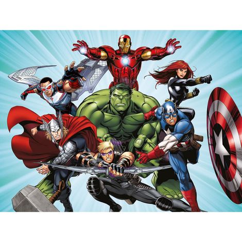 Papier peint intissé - Disney Marvel Avengers prêt à combattre - 360 cm x 270 cm (1/3)