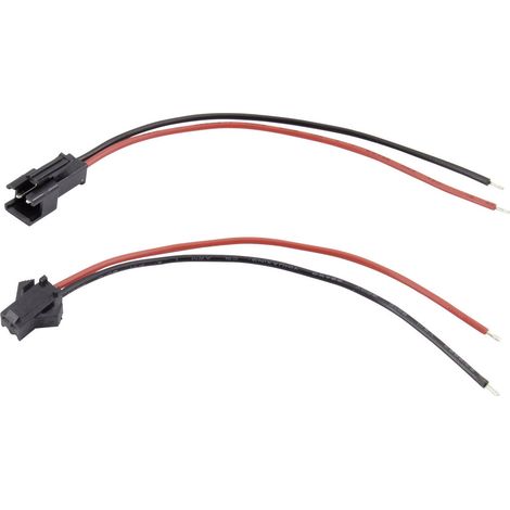 TRU COMPONENTS TC-6649232 Steckbuchse mit Litze  Polzahl Gesamt: 2 Rastermaß: 2.50 mm 1 Set