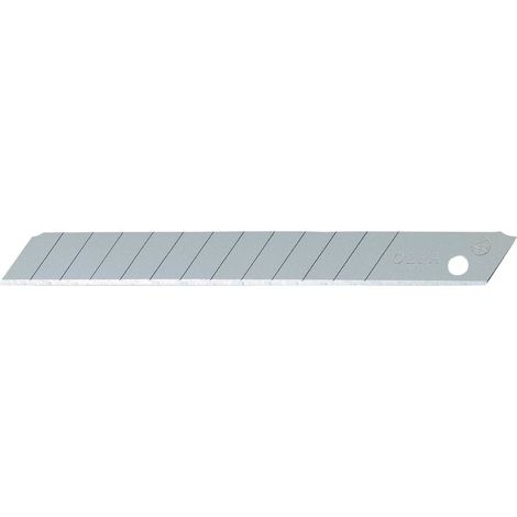 Juego de 10 cuchillas ab-10 troceables plateadas 9 mm