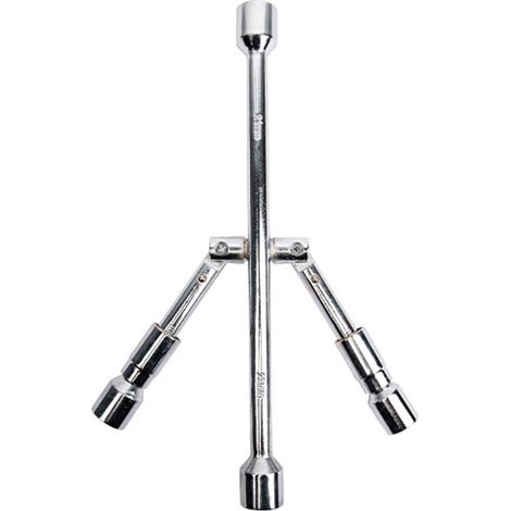Klappbarer Radmutternschlüssel – 17/19/21/23 mm, kompakt (1/5)