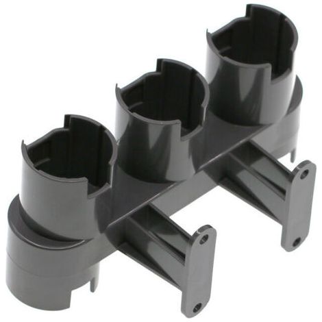 Wall mount for accessories, adapter set for Dyson V10, V8 and V7, replacement mounting bracket for Dyson vacuum cleaners, Fontainebleau Grey
