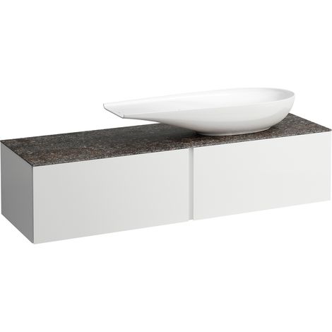 LAUFEN Il Bagno Alessi cajonera, 1 agujero para grifo, encimera