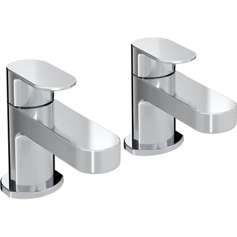 Bristan FRZ 1/2 C Frenzy Basin Taps Chrome Basin Pillar Taps Pair 1/2"" Tap (1/2)