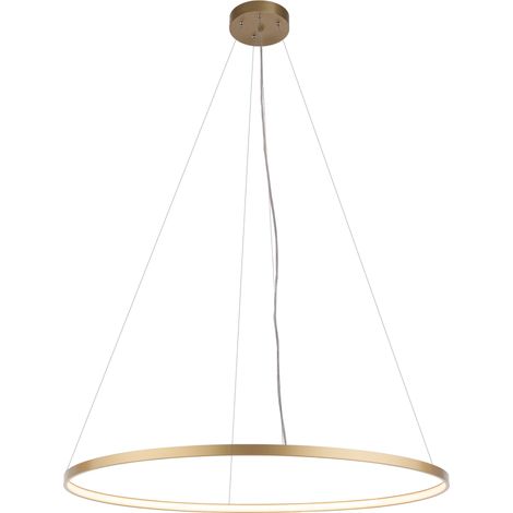 Lampadario LED sospeso oro anello Ø117 3000K/73W Shilo (1/2)
