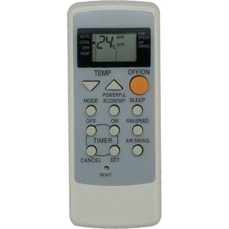 Convient à la télécommande du climatiseur Panasonic A75C2043 2046 A750 81X2 (1/4)