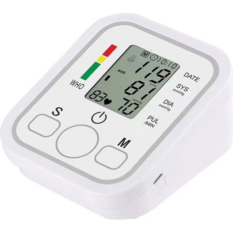 Tensiomètre de bras automatique de haute qualité, neuf, blanc. Tensiomètre de bras automatique de haute qualité, neuf, blanc. (1/5)