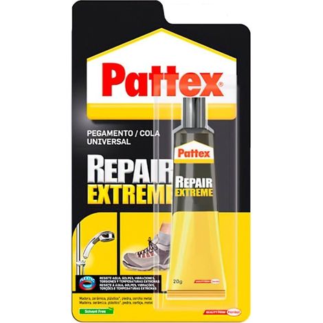 Adhesivo PATTEX Repara Extreme 20g gel resistencia térmica