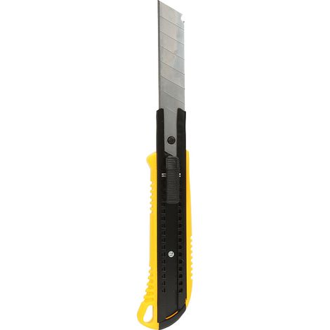 Couteau utilitaire d'art en acier inoxydable avec manche en caoutchouc, outil de découpe pour papier, plastique et carton (TU-520A) (1/5)