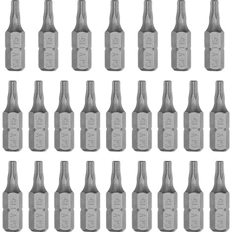 Coffret D'Embouts de Tournevis Torx T15, Longueur 25 mm, 25 Pièces (1/5)