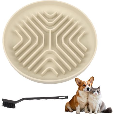 Anti-Glutton Dog Cat Feeding Bowl 20 cm, Anti-Glutton, Healthy Food (1/5)
