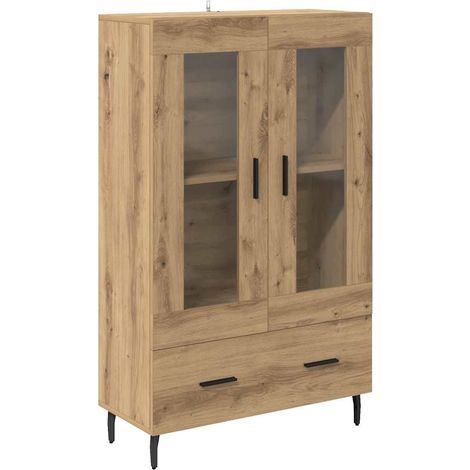 Maison Exclusive - Credenza con cassetto Rovere artigianale 69,5 x 31 x 115 cm