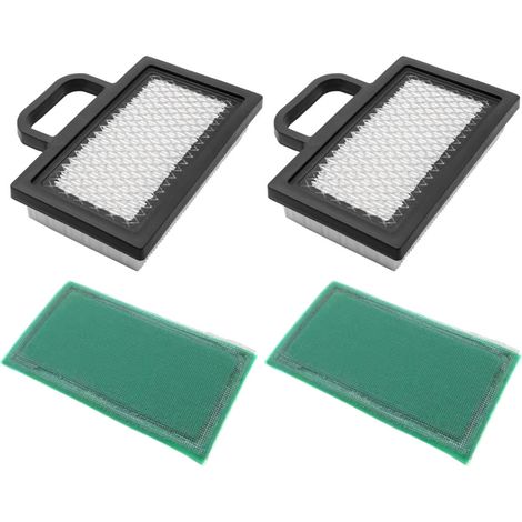 2x Trade-Shop Papierfilter inkl. Vorfilter kompatibel mit Landscaper Express 510080, Laser 93136 L3520, Lowes 188023, NHC 261-1153, Napa 7-08327