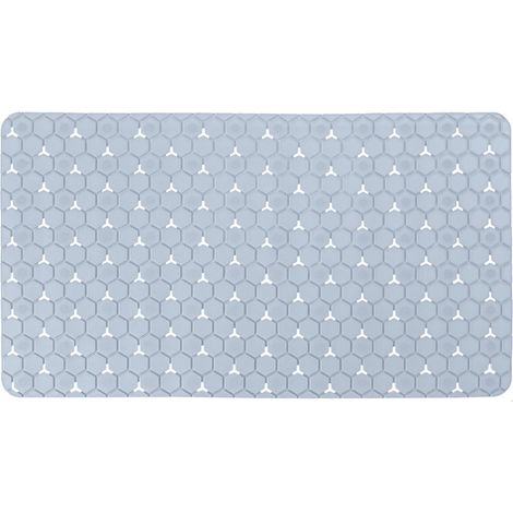Tappeto bagno antiscivolo azzurro 75x43 cm Maia (1/5)