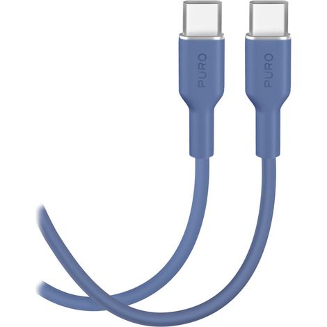 Câble flexible USB-C 60 W 1,5 m - Icône bleue
