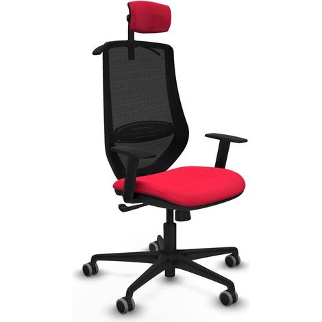 Piqueras y Crespo Mardos Silla de Oficina Roja Ergonómica