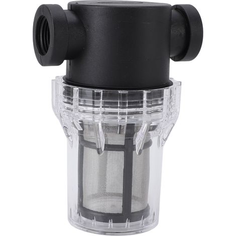 Filtre à eau pour adaptateur robinet cuve IBC raccord fût irrigation jardin pompe aquario tamis G1/2 femelle (1/5)