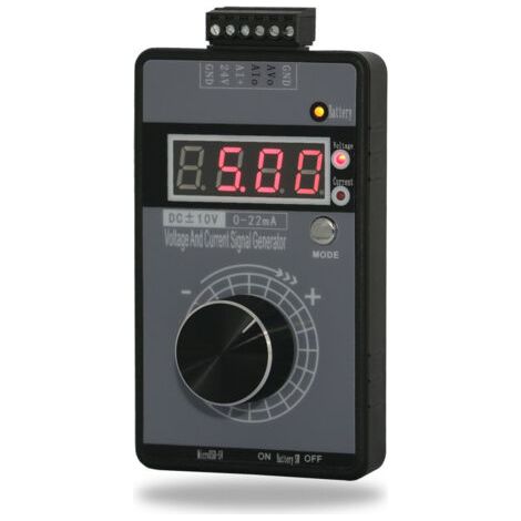 Générateur de signaux précis à tension positive et négative 0-10 V / 5 V et courant 0-4-20 mA, appareil d’étalonnage et de simulation deng