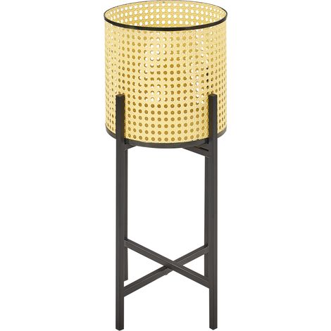 Soporte para maceta de interior redonda 25 x 25 x 60 cm metal beige Fallopia (1/5)