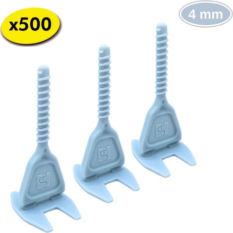 500 croisillons autonivelants LEVEL FIT 4 mm - Pose carrelage 2 à 22 mm – SHAFFER PRO (1/3)