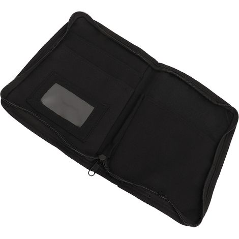 Compartiment à Gants Organiseur 6 Pochettes Multifonction Zip Portable Porte-Documents Voiture Universel (1/5)