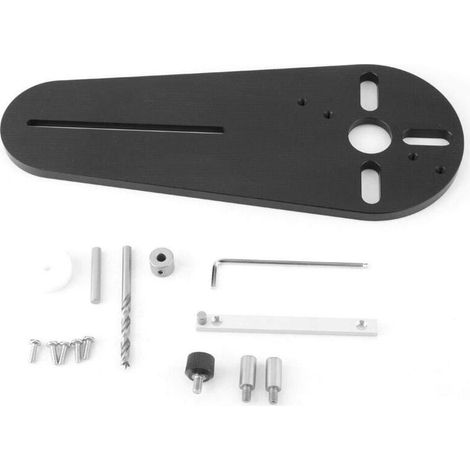 ABC Mini Ellipse Cutting Circle Jig Set for Woodworking Milling and Trimming Machines for Hand Trimmers (A set) (1/5)
