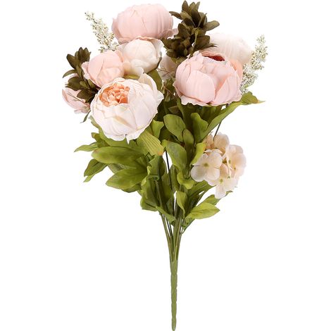 Pivoine Artificielle - Matériau De Haute Qualité - Décoration Pour Mariage Et Maison - Lot De 1 (1/5)
