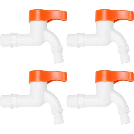 Set di 4 raccordi rapidi in plastica PPR – filettatura maschio G1/2" – accessori per rubinetti dell'acqua per tubature