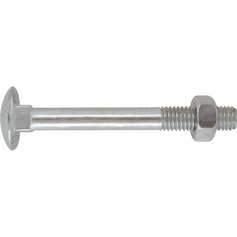 1PZ BULLONE ZINCATO TESTA TONDA T.T.Q.S.T.D.E. 12 x 200
