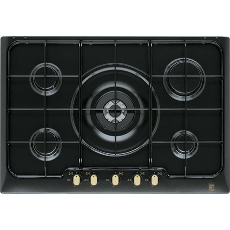Placa de gas empotrada Electrolux PN750RUV negra con 5 quemadores