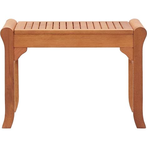 vidaXL Banco de jardín madera maciza de eucalipto 64 cm (1/2)