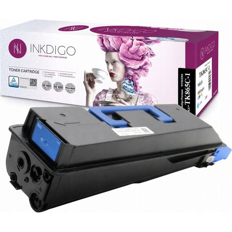 Toner Inkdigo TK865C compatibile con Kyocera TASKalfa250ci TASKalfa300ci Certificato TÜV (1/5)