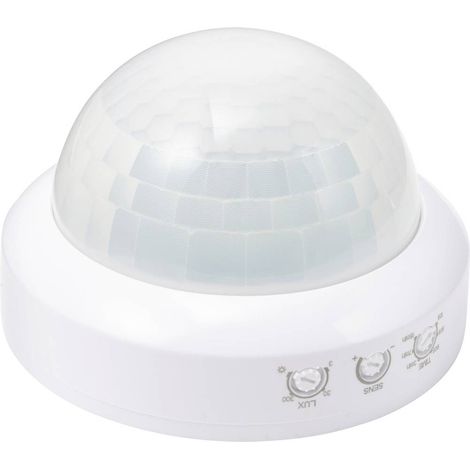 Sygonix SY-7403854 Soffitto Rilevatore di movimento ad infrarossi passivo PIR 360 ° Relè Bianco (1/5)
