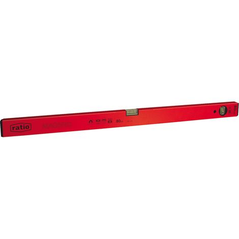 Nivel rectangular base magnética Ratio - 80 cm (1/2)