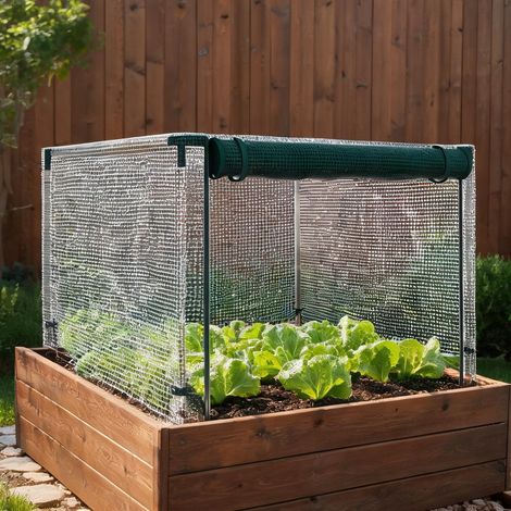 Clôture de jardin en verzinktes Metall HDPE 125 x 125 x 62,5 cm (1/5)